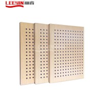 Leeyin Acoustics Highly Effective Sound Absorbing Wood Mdf Industrial Perforated Wooden Acoustic Panel